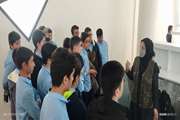 بازدید جمعی از دانش آموزان سمنانی از کتابخانه مرکزی و مرکز اسناد 
